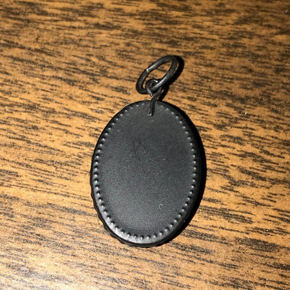Blue gem Black Oval Pendant - Picture 6 of 14